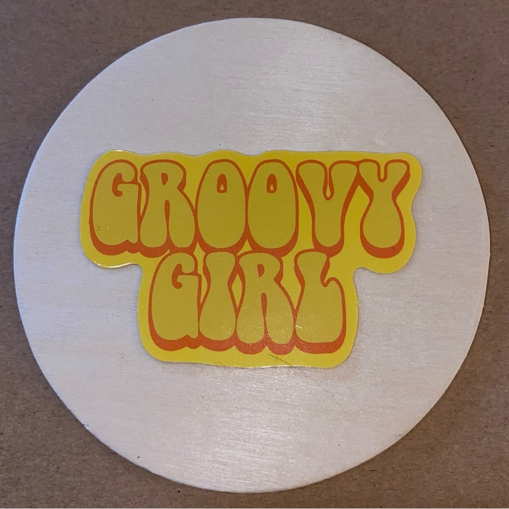 🌈20/$5🌈 “Groovy Girl” Sticker